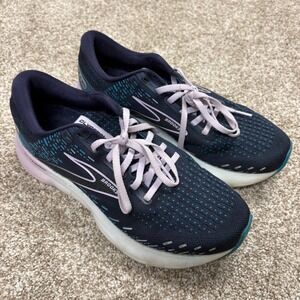 Brooks Glycerin 20 Running Shoes Womens 8.5 DNA LOFT Cushioning  Blue Purple